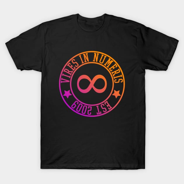 Gradient Logo Vires in Numeris Cryptocurrency Bitcoin Tshirt T-Shirt by felixbunny